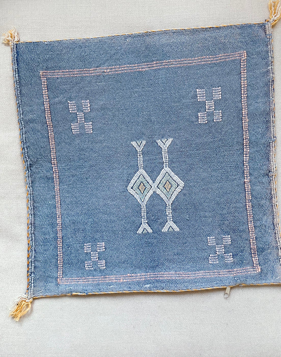Tyynynpäällinen, kaktussilkki, denim