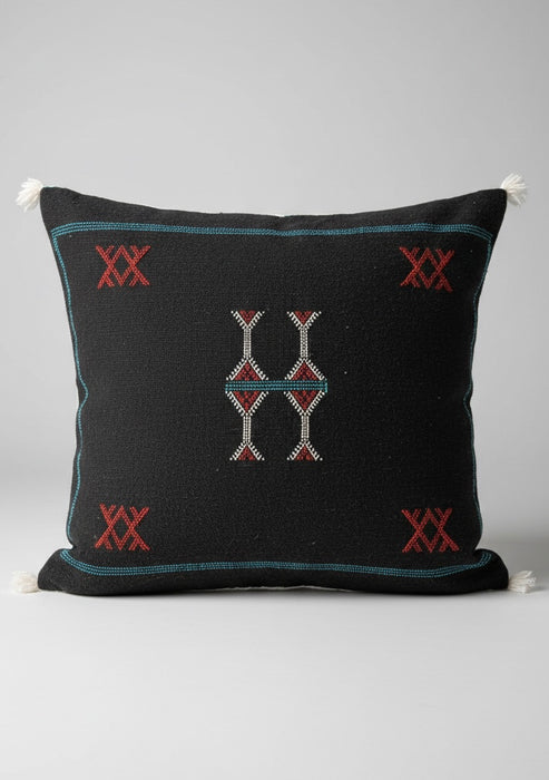 Tyynynpäällinen, kaktussilkki, musta