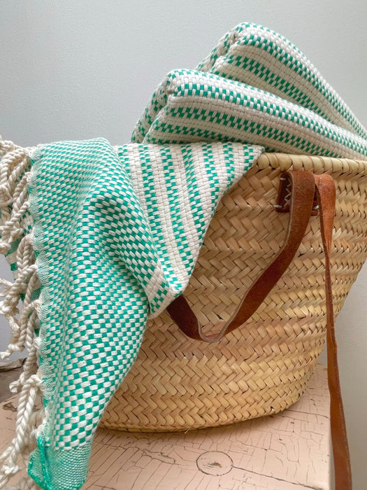 hamam-pyyhe, BALI, tumma mintunvihreä