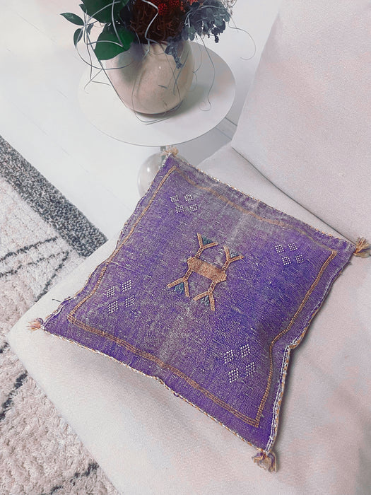 Tyynynpäällinen, kaktussilkki, violetti