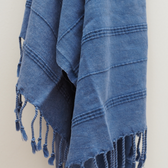 hamam-pyyhe, vahva KIVIPESTY, denim
